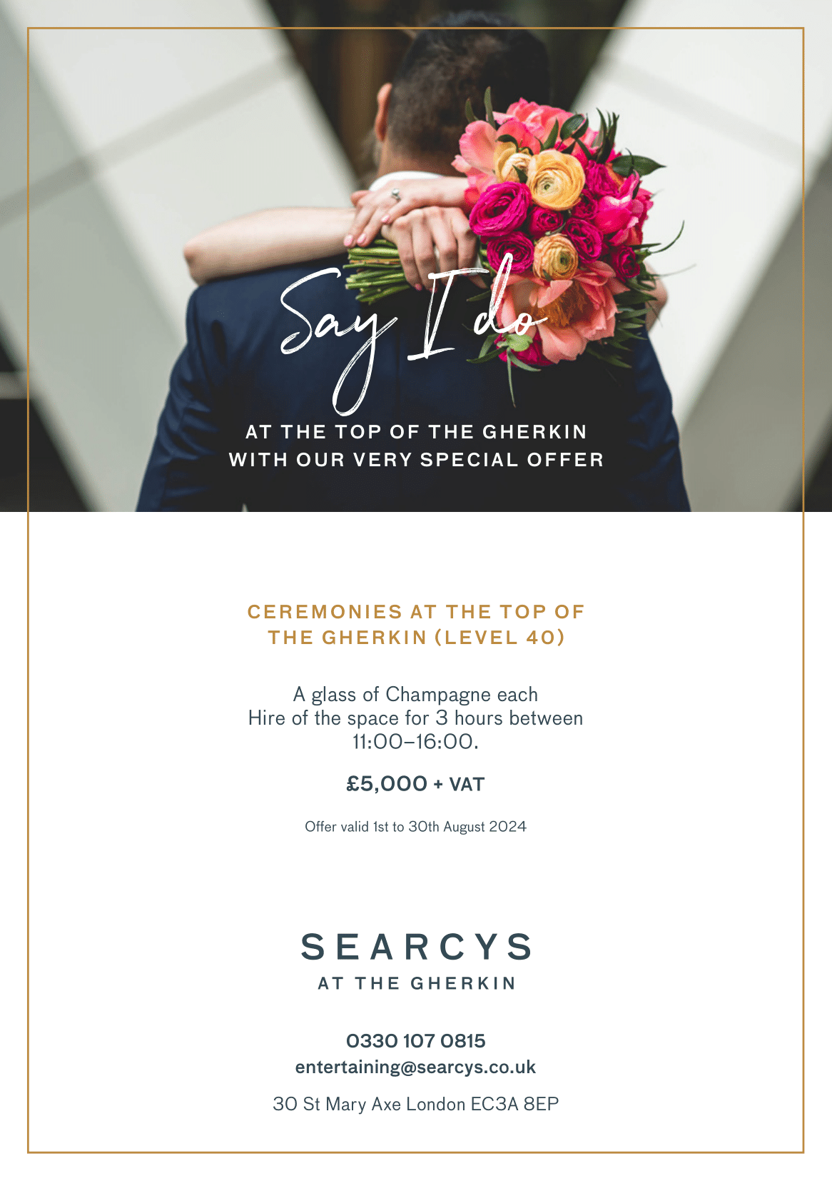 Gallery Item 4 for Searcys at the Gherkin